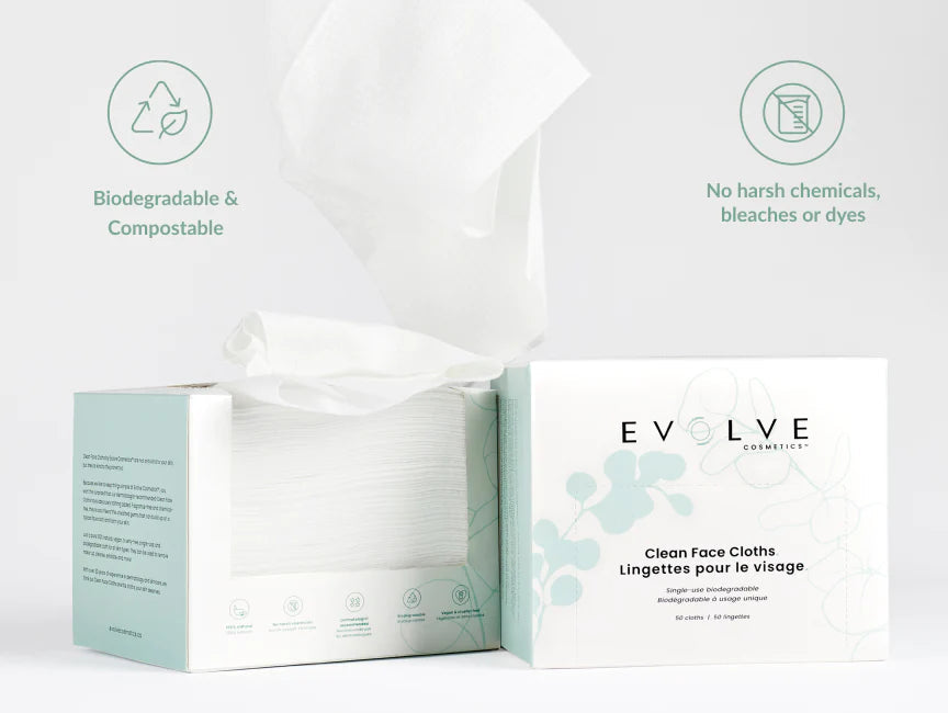 EVOLVE Clean Face Clothes