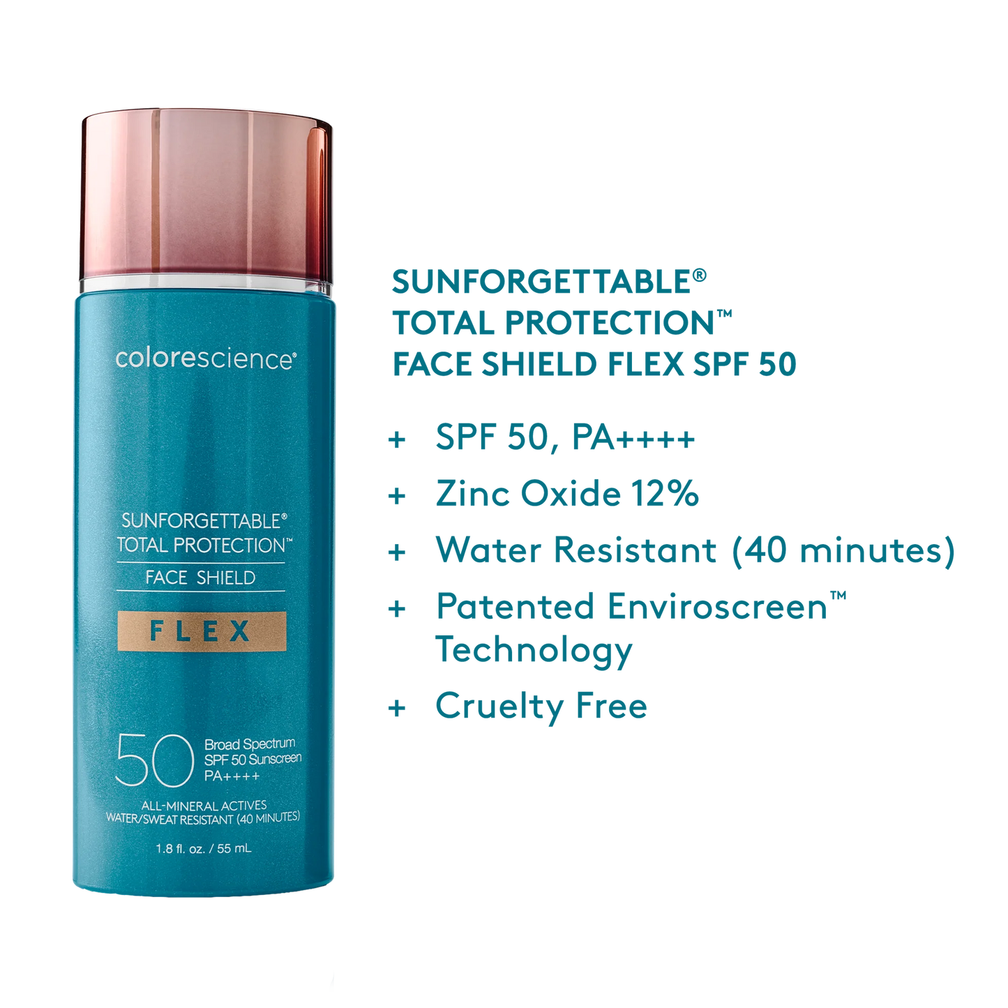 Colorescience Sunforgettable® Total Protection® Face Shield Flex SPF 50