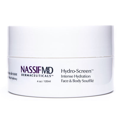 NassifMD Dermaceuticals™

Hydro-Screen® Intense Hydration Face & Body Soufflé