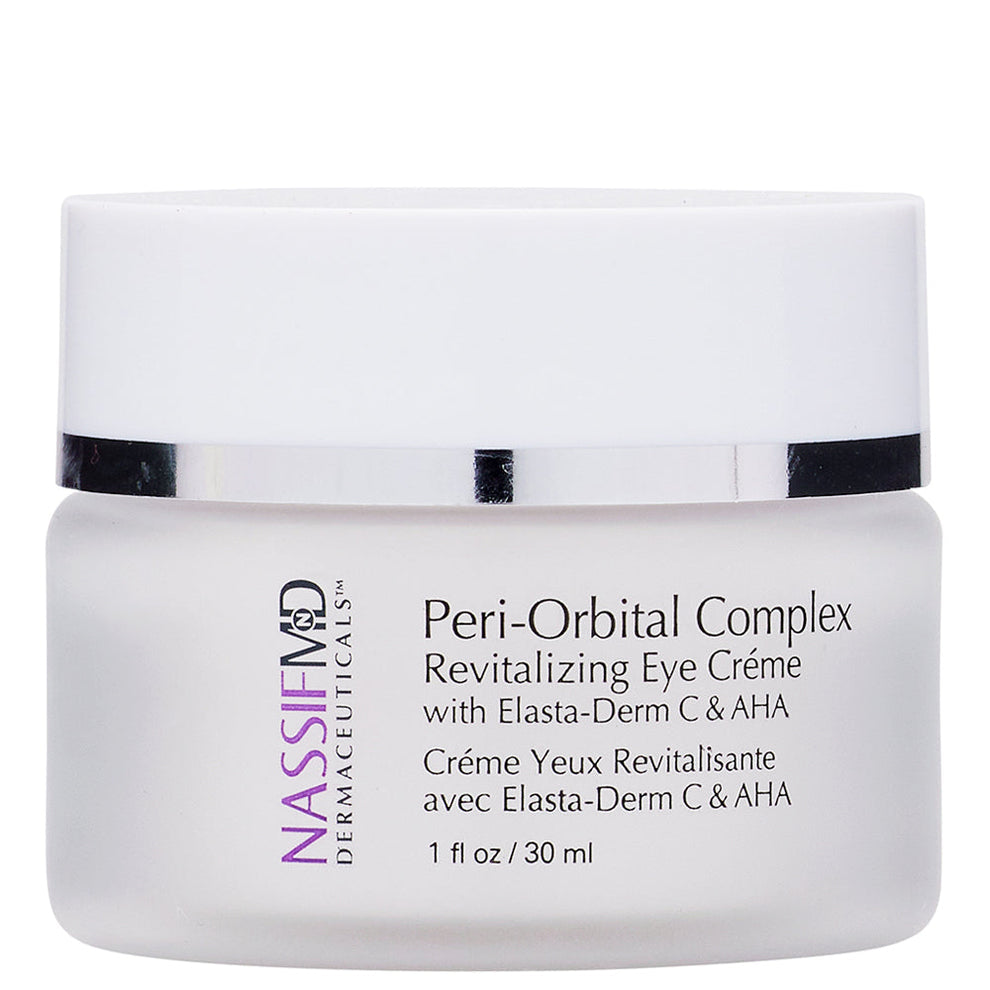 NassifMD Dermaceuticals™

Peri-Orbital Eye Complex, Revitalizing and Regenerating Cream