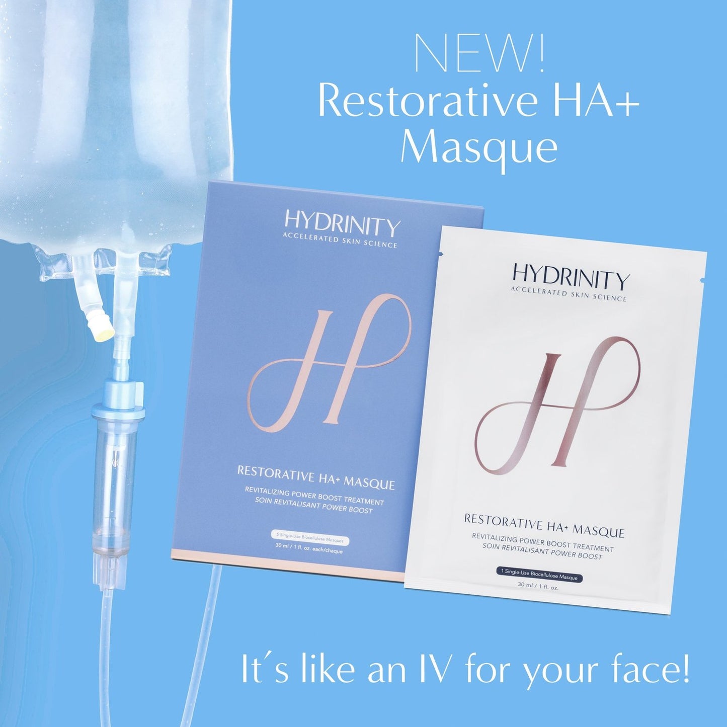 Hydrinity Restorative HA+ Masque - 5 pack