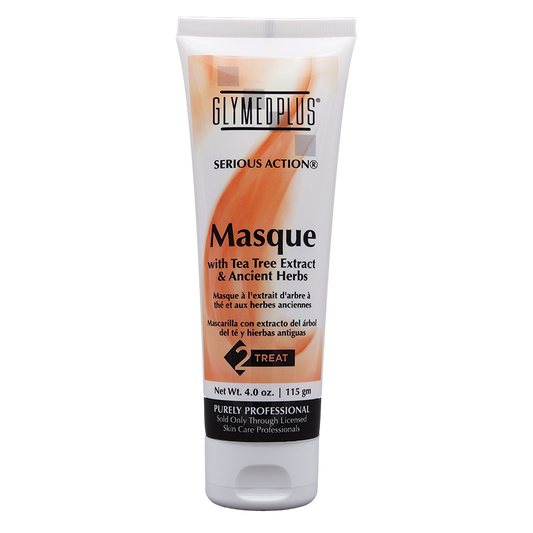 GLYMED PLUS- Serious Action Masque w. Tea Tree & Ancient Herbes   4oz
